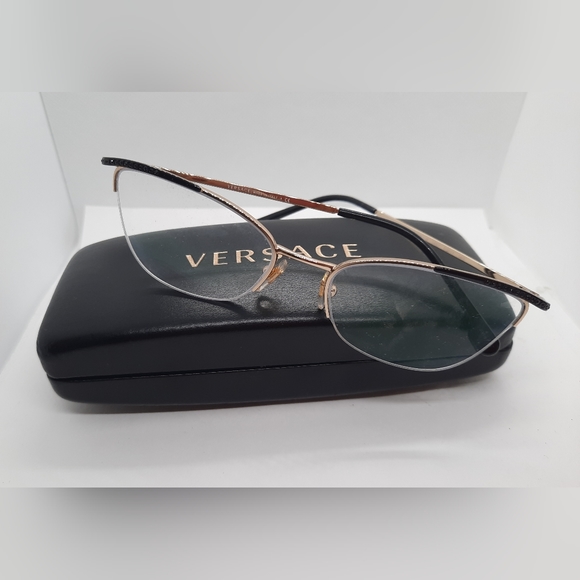 Versace Eyeglass Frames And Case - Picture 2 of 13